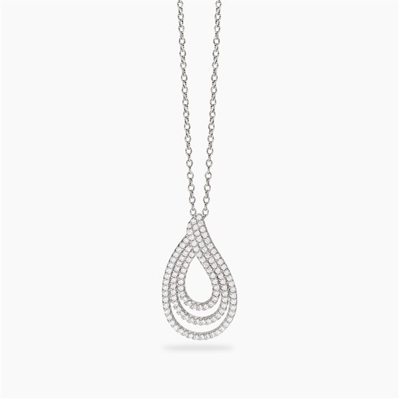 Collana Mabina Donna Goccia dopo Goccia in Argento Zircone 553883 - 553883